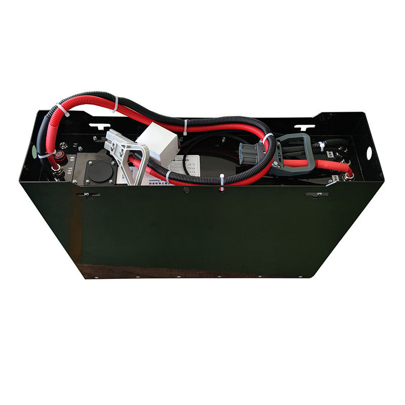 25.6V লিথিয়াম ব্যাটারি ফোর্কলিফ্টের জন্য এবং 650 * 175 * 550mm মাত্রা সহ