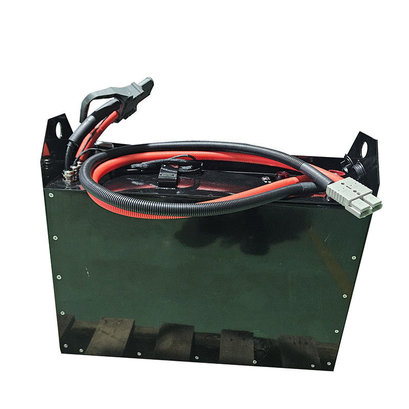 620*190*520mm কালো 25.6V ফোর্কল্ট লিথিয়াম ব্যাটারি ভারী দায়িত্ব অ্যাপ্লিকেশন জন্য