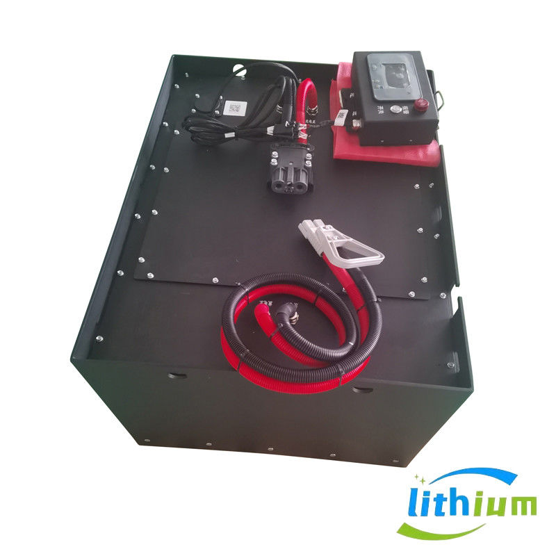 51.2V 346ah লিথিয়াম আয়রন ফোর্কলিফ্ট ব্যাটারি ব্যাটারি স্টোরেজ ব্যাটারি চার্জার 830X630X465mm