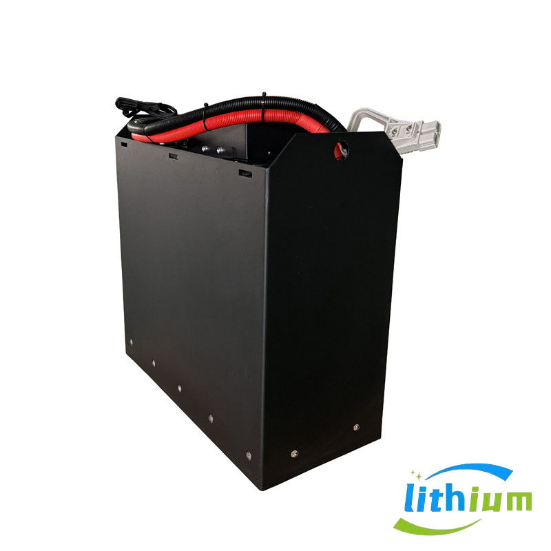 বৈদ্যুতিক প্যালেট ট্রাক লিথিয়াম ব্যাটারি 25.6V 346ah বৈদ্যুতিক স্ট্যাকার স্টোরেজ ব্যাটারি 645X292X615mm