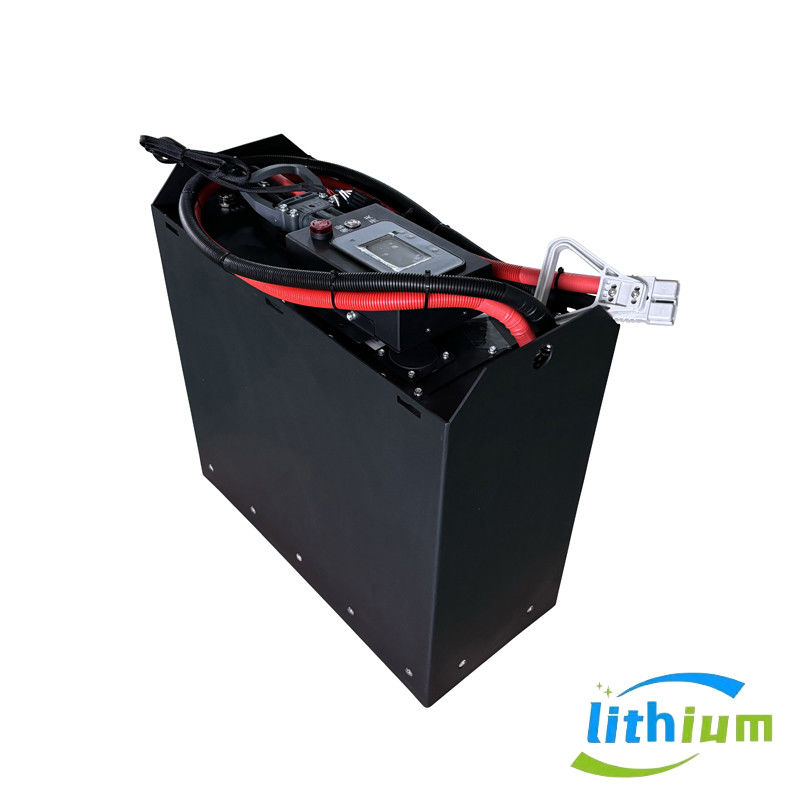 বৈদ্যুতিক প্যালেট ট্রাক লিথিয়াম ব্যাটারি 25.6V 346ah বৈদ্যুতিক স্ট্যাকার স্টোরেজ ব্যাটারি 645X292X615mm