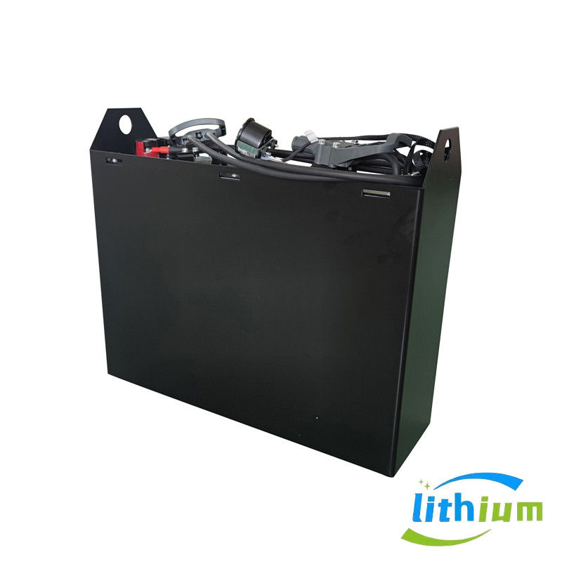 শক্তি আউটপুট 25.6V 500kg কালো ভারী দায়িত্ব লরি ব্যাটারি দীর্ঘ চক্র জীবন সঙ্গে