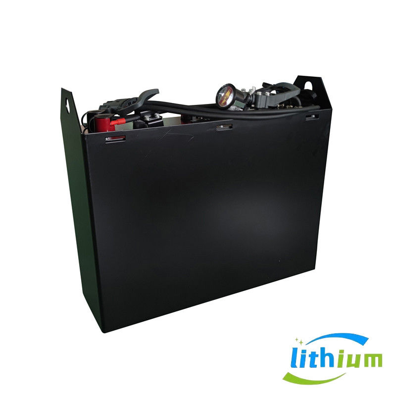 শক্তি আউটপুট 25.6V 500kg কালো ভারী দায়িত্ব লরি ব্যাটারি দীর্ঘ চক্র জীবন সঙ্গে